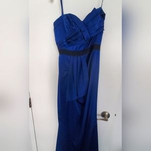 Bcbgmaxazria dark blue dress (size 4)